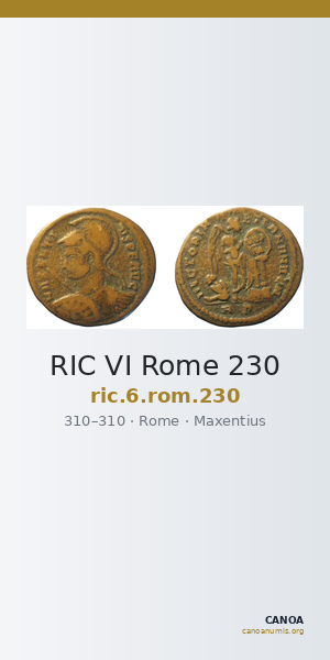 RIC VI Rome 230 — CANOA