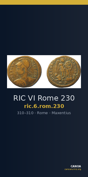 RIC VI Rome 230 — CANOA