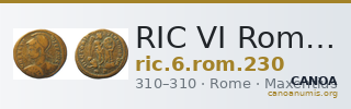 RIC VI Rome 230 — CANOA