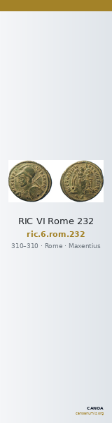 RIC VI Rome 232 — CANOA