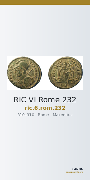 RIC VI Rome 232 — CANOA
