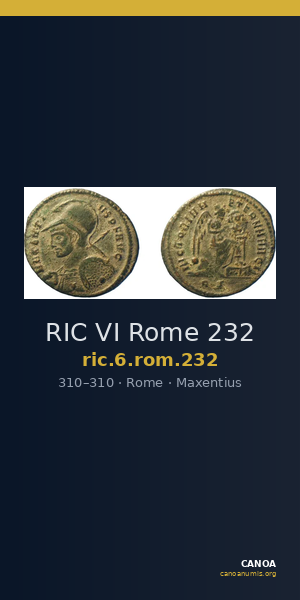 RIC VI Rome 232 — CANOA