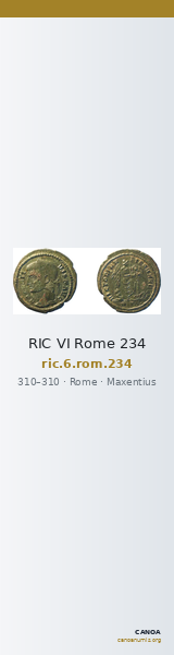 RIC VI Rome 234 — CANOA