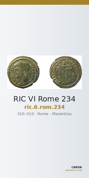 RIC VI Rome 234 — CANOA
