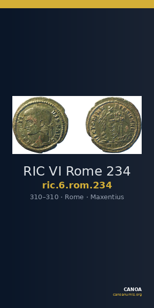 RIC VI Rome 234 — CANOA
