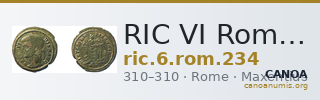 RIC VI Rome 234 — CANOA