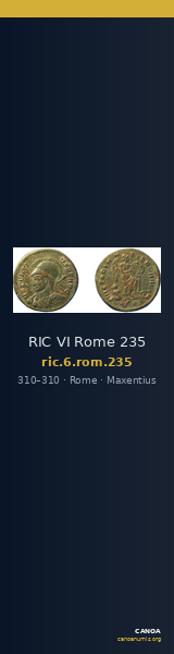 RIC VI Rome 235 — CANOA