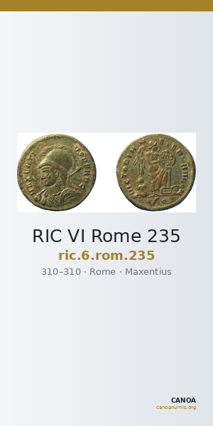 RIC VI Rome 235 — CANOA