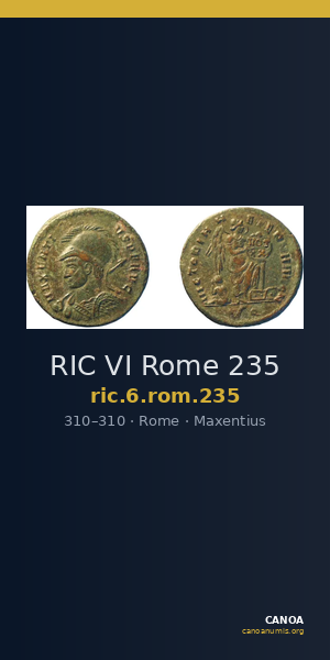 RIC VI Rome 235 — CANOA