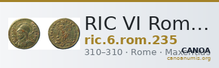 RIC VI Rome 235 — CANOA