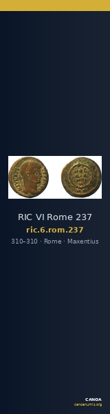 RIC VI Rome 237 — CANOA