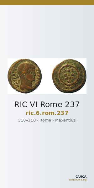 RIC VI Rome 237 — CANOA