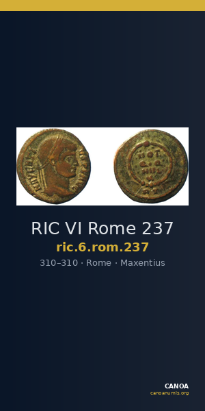 RIC VI Rome 237 — CANOA