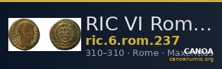 RIC VI Rome 237 — CANOA