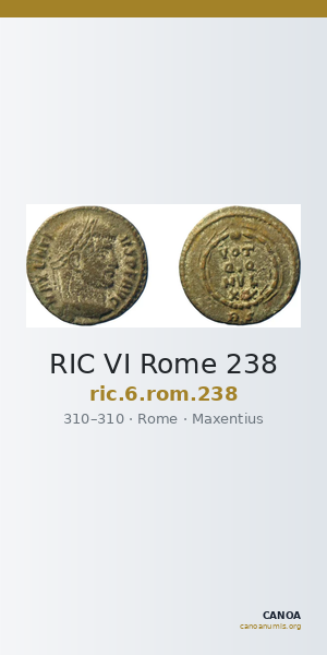 RIC VI Rome 238 — CANOA