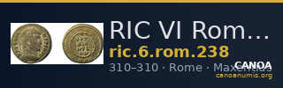 RIC VI Rome 238 — CANOA
