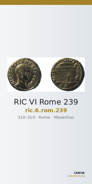 RIC VI Rome 239 — CANOA