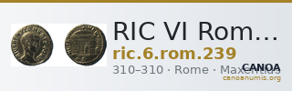 RIC VI Rome 239 — CANOA