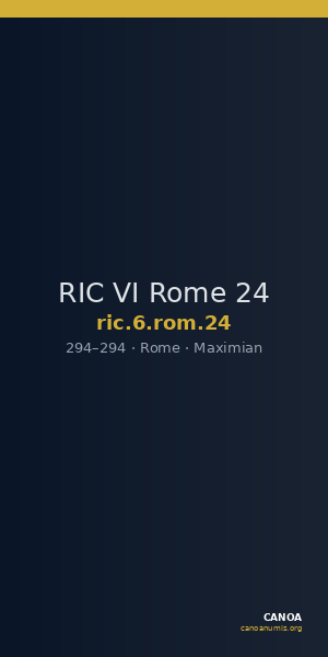RIC VI Rome 24 — CANOA