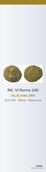 RIC VI Rome 240 — CANOA