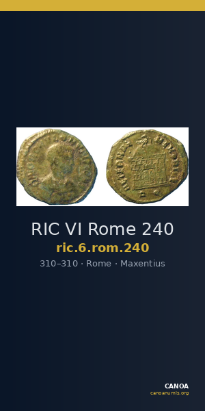 RIC VI Rome 240 — CANOA
