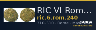 RIC VI Rome 240 — CANOA