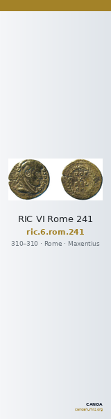 RIC VI Rome 241 — CANOA