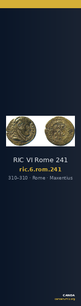 RIC VI Rome 241 — CANOA