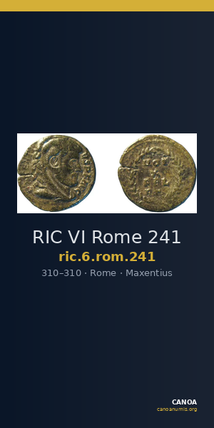 RIC VI Rome 241 — CANOA