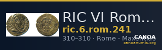 RIC VI Rome 241 — CANOA