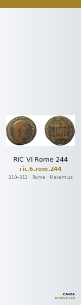 RIC VI Rome 244 — CANOA