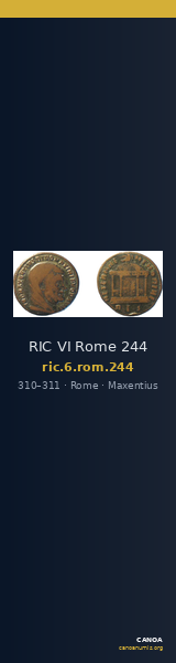 RIC VI Rome 244 — CANOA