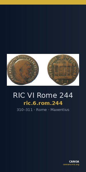 RIC VI Rome 244 — CANOA