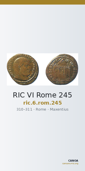 RIC VI Rome 245 — CANOA