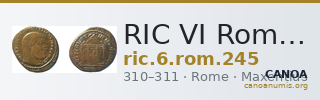 RIC VI Rome 245 — CANOA