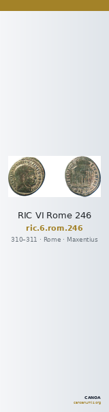 RIC VI Rome 246 — CANOA