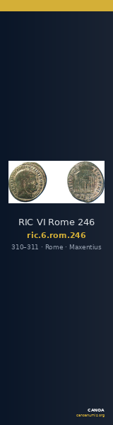 RIC VI Rome 246 — CANOA