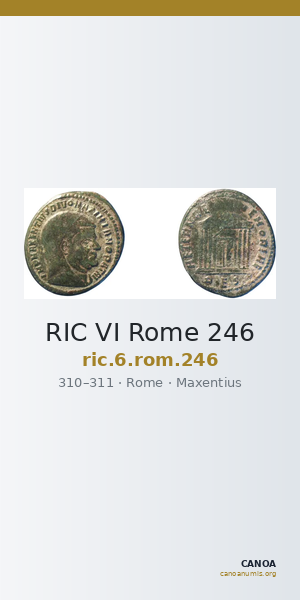 RIC VI Rome 246 — CANOA
