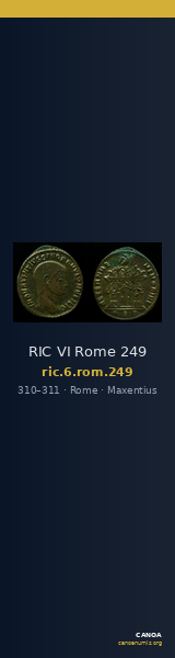 RIC VI Rome 249 — CANOA