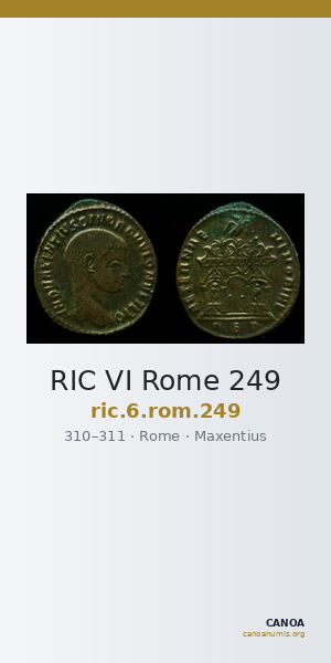 RIC VI Rome 249 — CANOA
