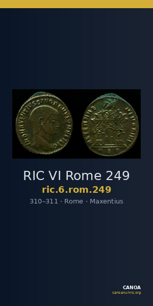 RIC VI Rome 249 — CANOA