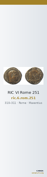 RIC VI Rome 251 — CANOA