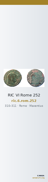 RIC VI Rome 252 — CANOA