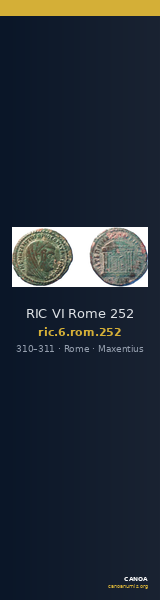 RIC VI Rome 252 — CANOA