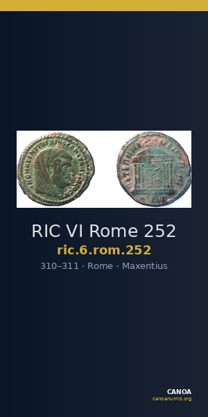 RIC VI Rome 252 — CANOA