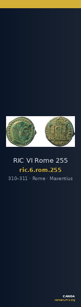 RIC VI Rome 255 — CANOA