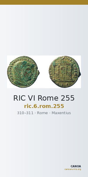 RIC VI Rome 255 — CANOA