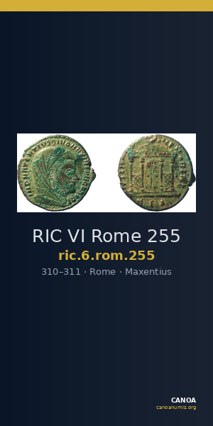 RIC VI Rome 255 — CANOA