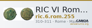 RIC VI Rome 255 — CANOA