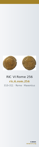 RIC VI Rome 256 — CANOA
